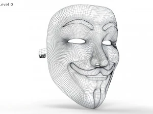 Gold- V For Vendetta 3D Model