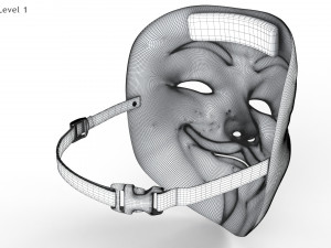 Gold- V For Vendetta 3D-Modell