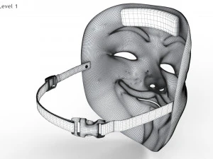 Gold- V For Vendetta 3D Model