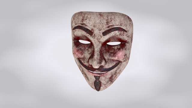 V For Vendetta - Bloody Modelo 3D .c4d .max .obj .3ds .fbx .stl .blend 