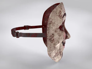 V For Vendetta - Bloody 3D Model