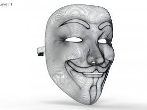 V For Vendetta - Bloody Modelo 3D