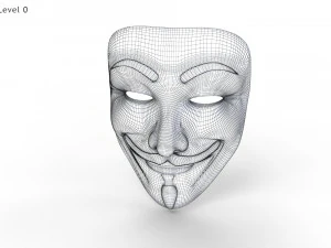 V For Vendetta - Bloody 3D Model