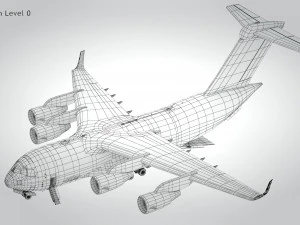 C-17 GLOBEMASTER III 3D Model