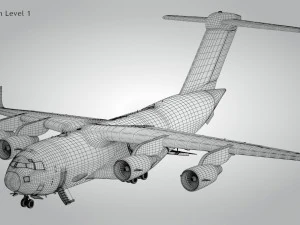 C-17 GLOBEMASTER III 3D Model