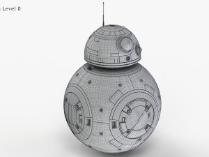 Star Wars-BB-8 Droid Model 3D