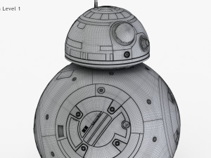 Star Wars-BB-8 Droid Model 3D