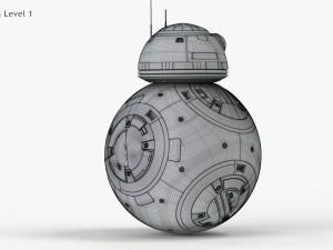 Star Wars-BB-8 Droid Model 3D