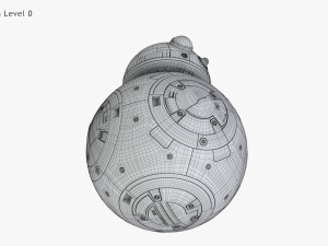 Star Wars-BB-8 Droid Model 3D