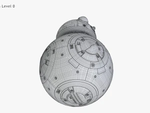 Star Wars-BB-8 Droid 3D Model