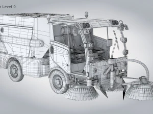 CityCat sweeper 3D Model