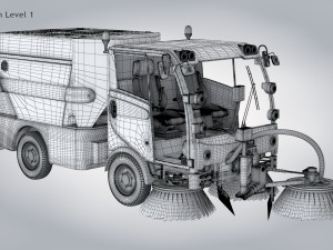 CityCat sweeper 3D मॉडल