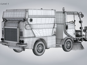CityCat sweeper 3D मॉडल
