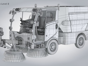 CityCat sweeper 3D मॉडल