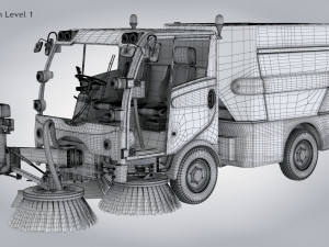 CityCat sweeper 3D मॉडल