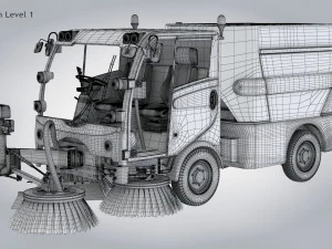 CityCat sweeper 3D Model