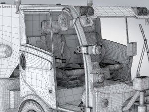 CityCat sweeper 3D मॉडल