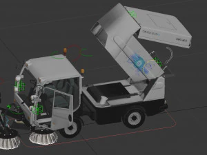 CityCat sweeper 3D Model
