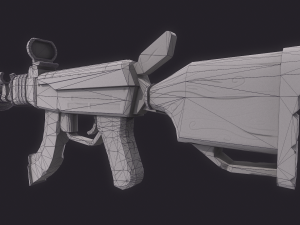Stylized AK 3D 모델