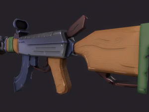 Stylized AK 3D Model