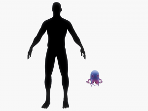 Cartoon octopus 3D 모델
