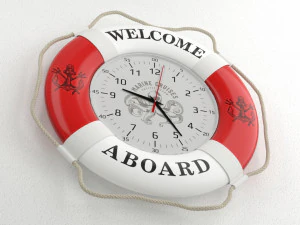 Model of a souvenir themed wall clock 3D Model