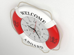 Model of a souvenir themed wall clock 3D Model