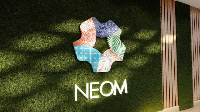 Logo of NEOM Saudi Arabia 3D Model .c4d .max .obj .3ds .fbx .stl .blend 