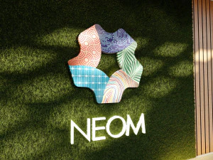 Logo di NEOM Arabia Saudita Modello 3D