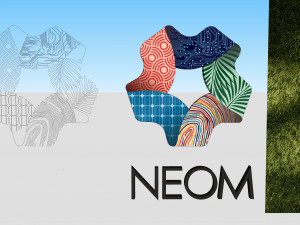 Logo of NEOM Saudi Arabia 3D Model