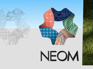 Logo of NEOM Saudi Arabia 3D Model