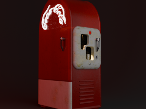 Soda machine 3D Модель
