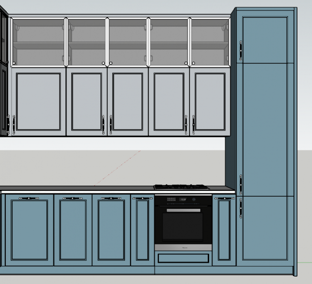 Kitchen 3D Model .c4d .max .obj .3ds .fbx .stl .blend 