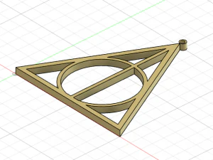 Deathly hallows Kaichain 3D Print Model