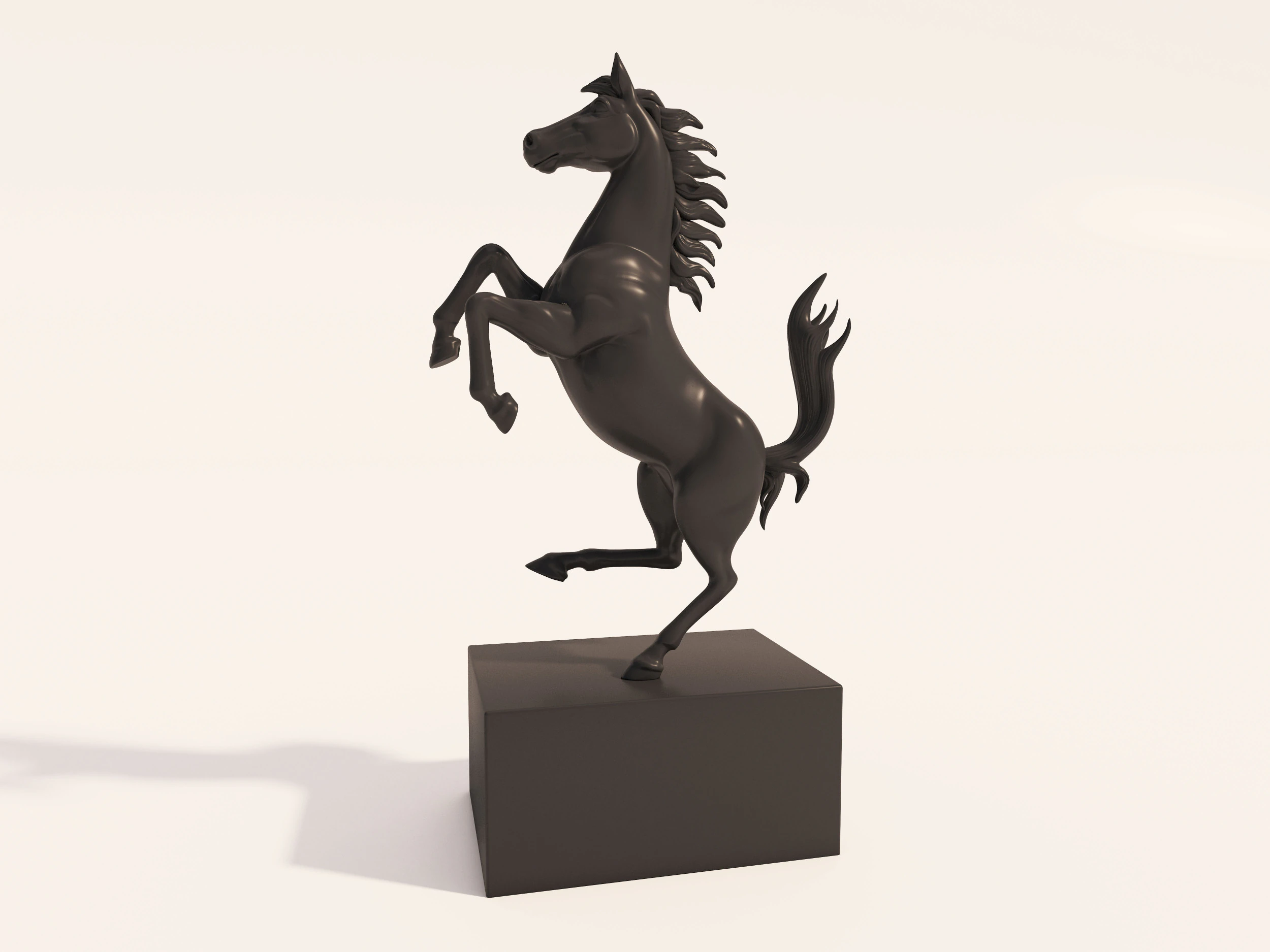 Horse stand deco 3D Model .c4d .max .obj .3ds .fbx .stl .blend 