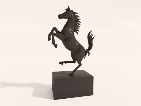 D&eacute;co stand pour chevaux Modèle 3D