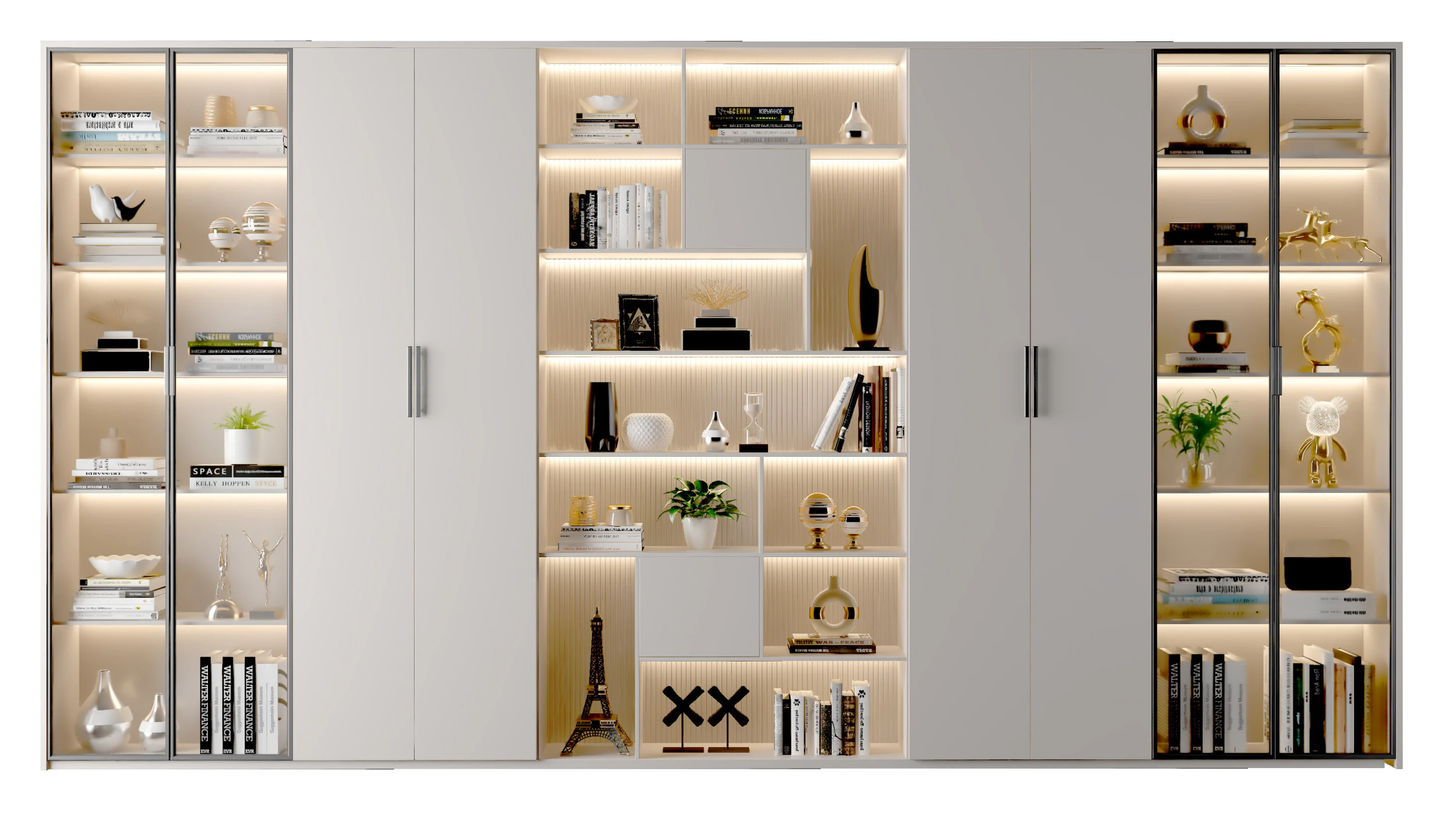 Decorative cabinets 03 3D Model .c4d .max .obj .3ds .fbx .stl .blend 