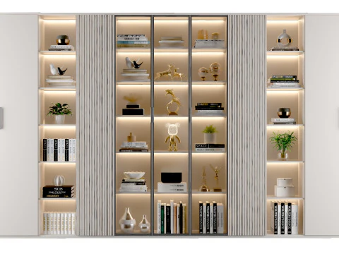 Decorative cabinets 03 3D Model