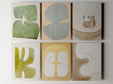 pintura decorativa 05 Modelo 3D