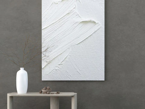 Dekorative Malerei 06 3D Modell