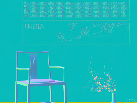 Malarstwo dekoracyjne 06b Model 3D