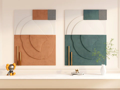 장식 그림 09 3D 모델