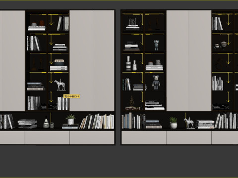 飾り棚02 3Dモデル