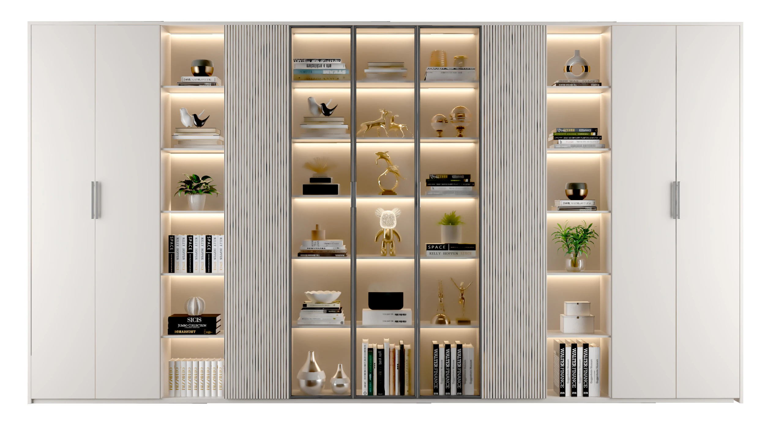 Decorative cabinets 03 3D Model .c4d .max .obj .3ds .fbx .stl .blend 