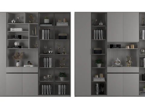 Decorative cabinets 04 3D Model