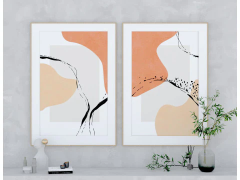 装飾画11 3Dモデル