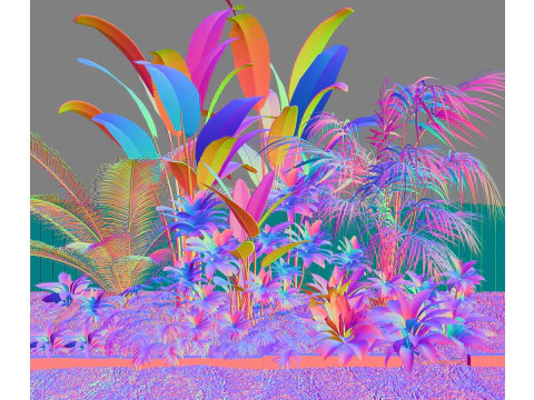 Potted plants 16 3D Model