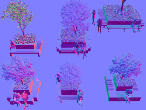 Potted plants 22 3D Model
