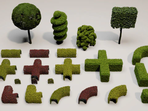 Potplanten 26 3D Model