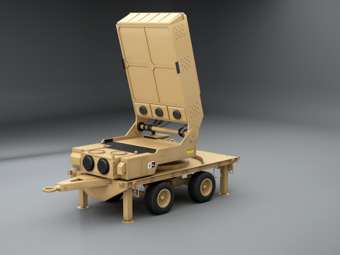 Epirus Leonidas Anti-Drone System Modello 3D